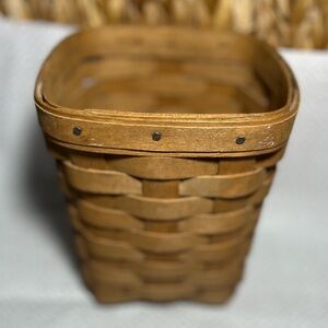 Longaberger Basket, 2002 - 6.25" square x 8.25" high